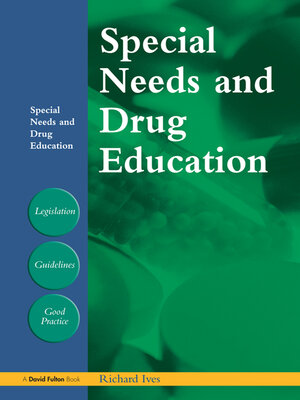 cover image of Special Needs and Drug Education